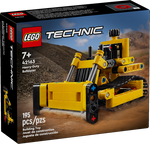 LEGO Technic Heavy-Duty Bulldozer, 195 Pieces (42163)