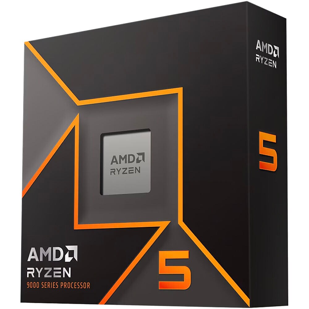 AMD Ryzen 5 9600X 6-Core 3.9 GHz Computer Processor, Socket AM5  (100-100001405WOF)