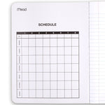 Mead 1-Subject Composition Notebooks, 9.75" x 7.5", Wide Ruled, 100 Sheets, Black (09910)