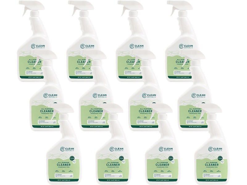 Clean Republic All-Purpose Cleaner, 32 Fl. Oz., 12/Carton (CH837)