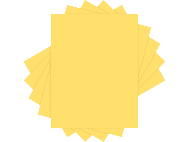 Lettermark Colors 30% Recycled Colored Paper, 20 lbs., 8.5" x 11", Goldenrod, 500 Sheets/Ream (94299)