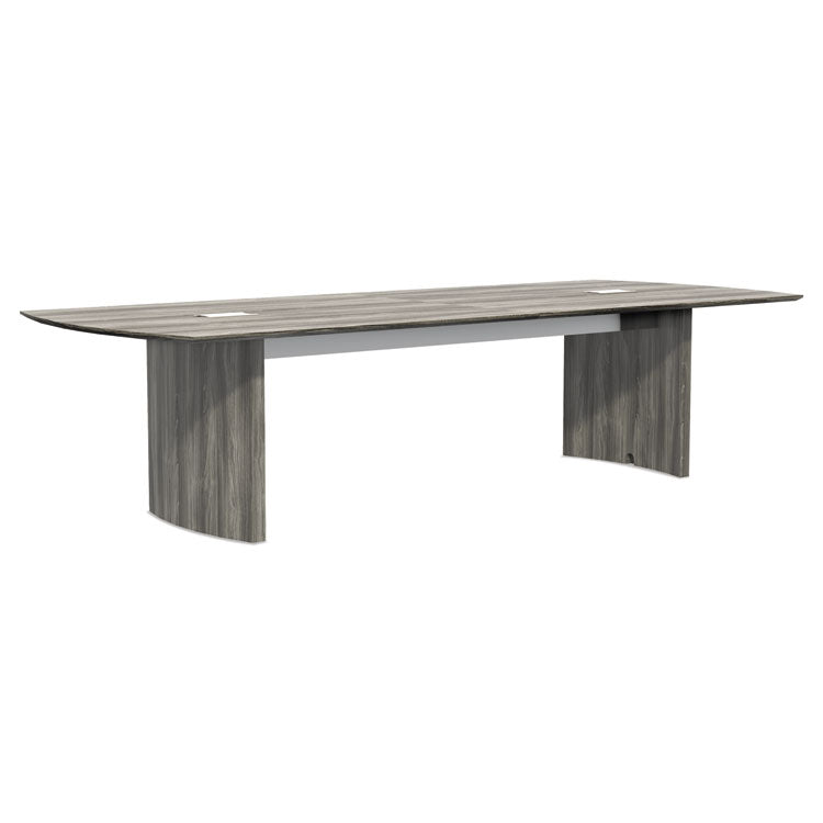 Medina Series Conference Table Modesty Panels, 82.5" x 0.63" x 11.8", Gray, Steel