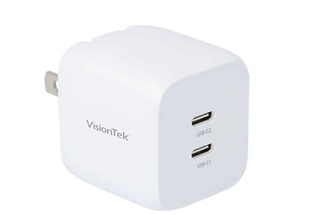VisionTek 35W GaN II Power Adapter, 2 Port (901534)