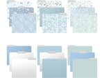Better Office Floral & Paisley Heavy-Duty File Folders, 1/3-Cut Tab, Letter Size, Paper Stock, 18/Pack (80032-18PK0)