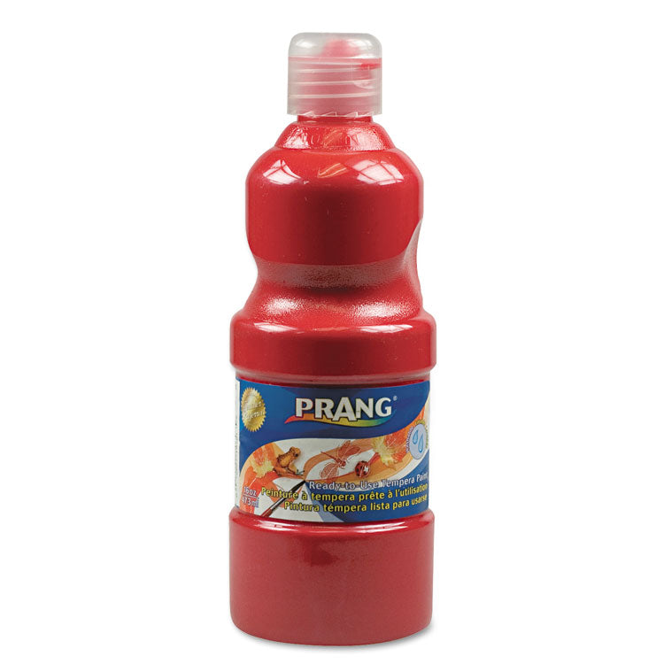 Washable Paint, Red, 16 Oz Dispenser-Cap Bottle