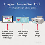 Printable Self-Adhesive Removable Color-Coding Labels, 0.75" dia, Neon Red, 24/Sheet, 42 Sheets/Pack, (5467)