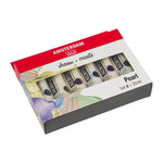 Amsterdam Pearlescent Acrylic Paint, Assorted Colors, 6/Pack (AMS17820506)