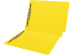 Medical Arts Press Heavy-Duty End Tab File Folder, Straight Cut, Letter-Size, Yellow, 40/Box (S-09459-YLW)