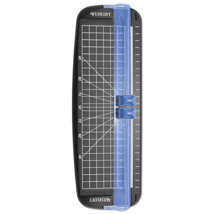 Multi-Purpose Personal Trimmer, 10 Sheets, 12" Cut Length, Plastic Base, 6.38 X 12