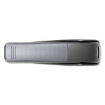 Deluxe Power Assist Flat-Clinch Full Strip Stapler, 25-Sheet Capacity, Black/gray