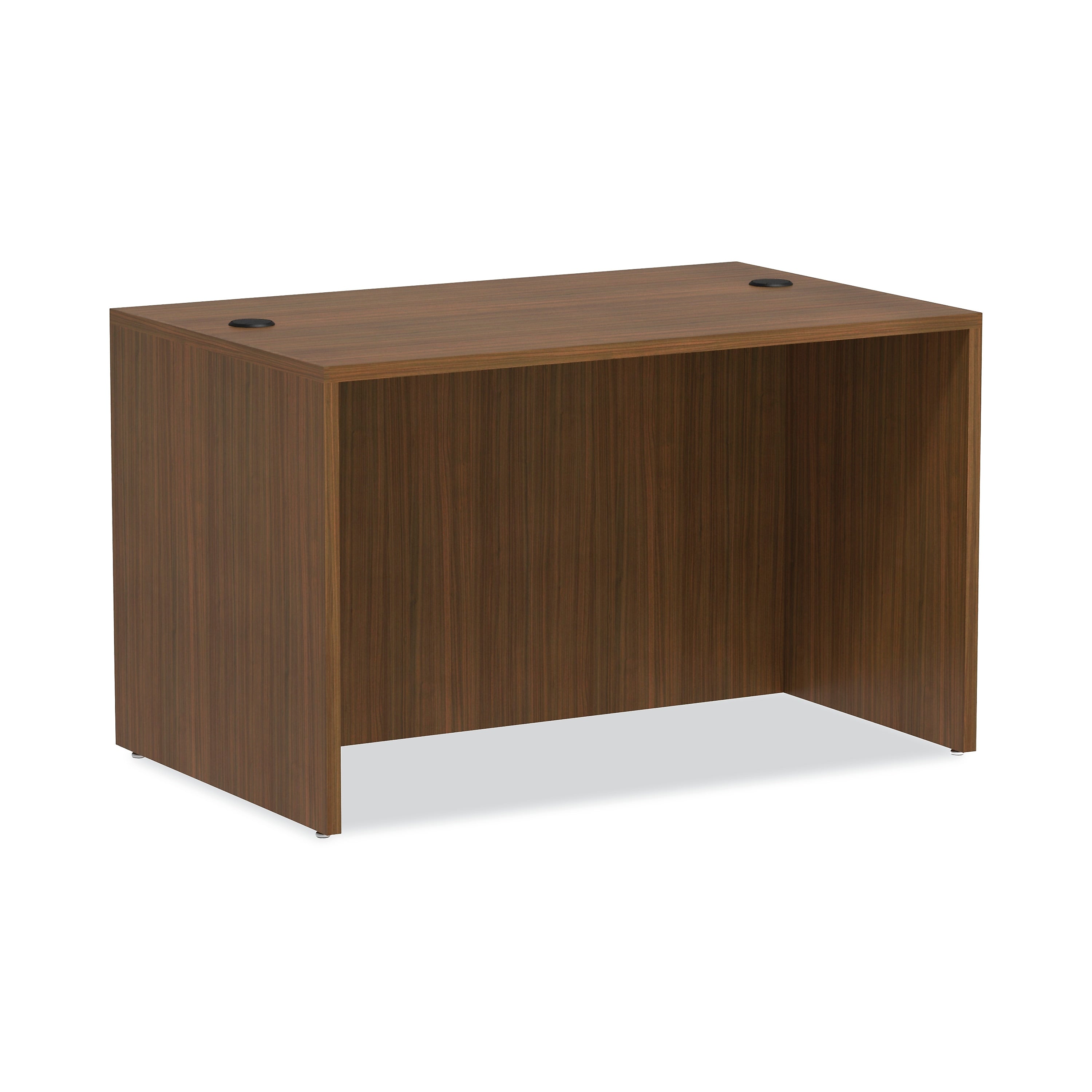Alera® Valencia Series Straight Front Desk Shell, 47.25w x 29.5d x 29.63h, Modern Walnut