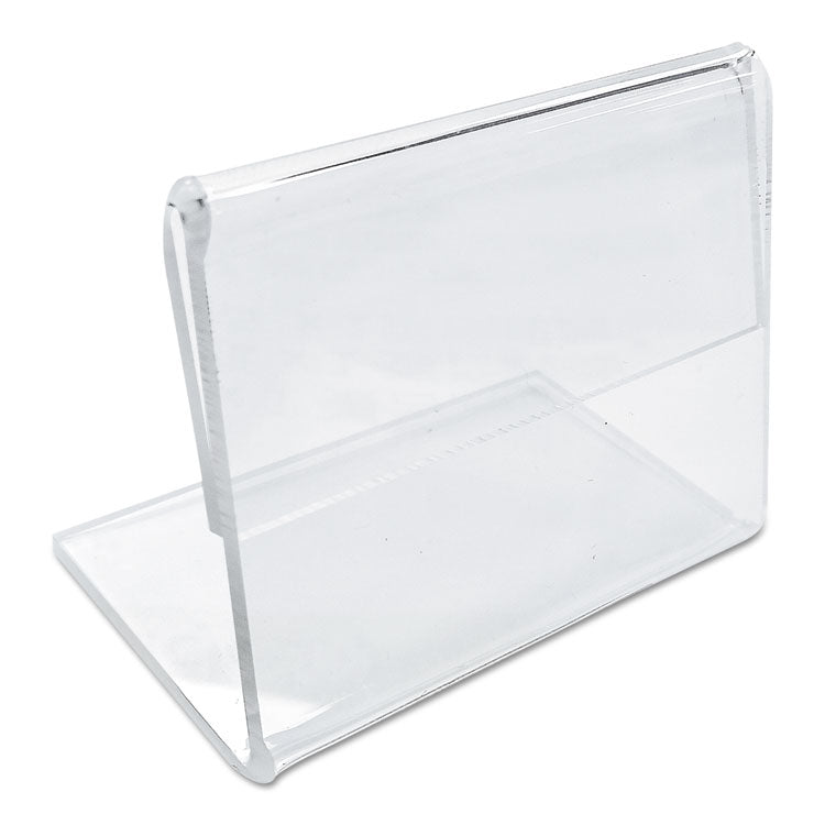 Mini Table-Top Sign, 1.5 x 2, Clear