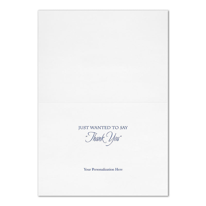 "Every Single Day" Thank You Card w/ Silver Lined White Envelope, 25/BX