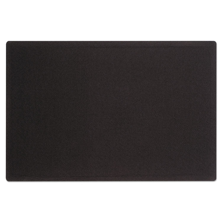 Oval Office Fabric Board, 48" x 36", Black Surface
