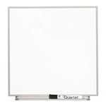 Matrix Magnetic Boards, 16" x 16", White Surface, Satin Aluminum Frame