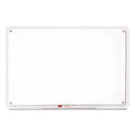 iQ Total Erase Translucent-Edge Board, 49" x 32", White Surface, Clear Plastic Frame
