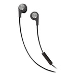 B-13 Bass Earbuds with Microphone, 52" Cord, Black