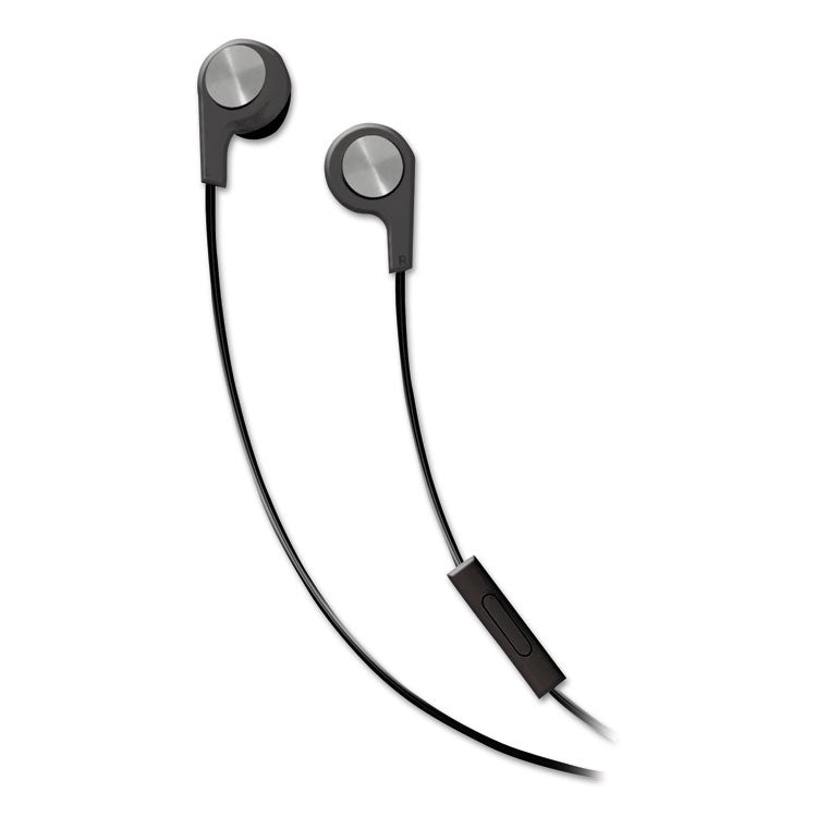 B-13 Bass Earbuds with Microphone, 52" Cord, Black