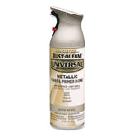 Rust-Oleum Universal Premium Spray Paint, Nickel, 12 oz., 6/Carton (249130)