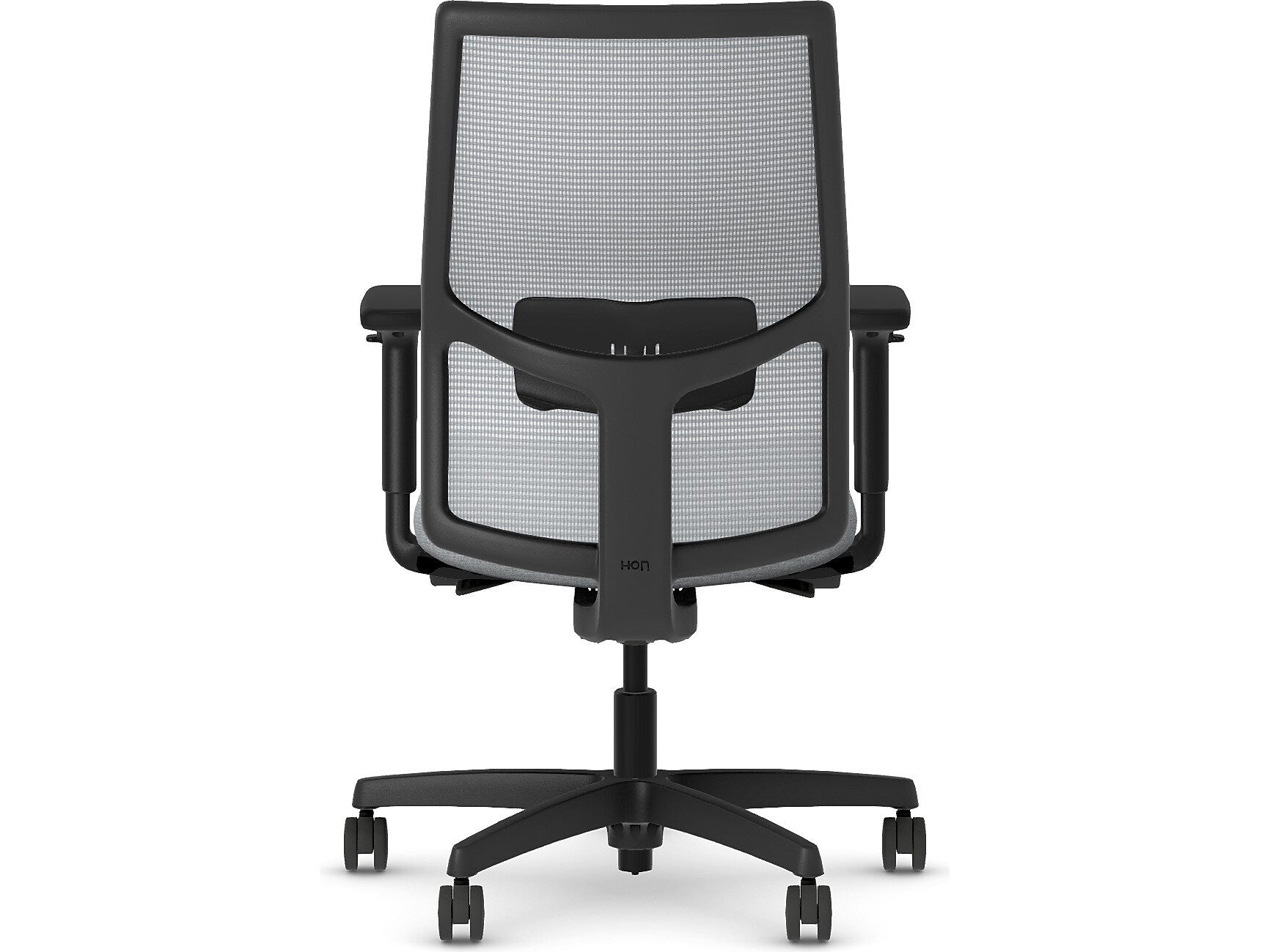HON Ignition 2.0 Fabric/Mesh Swivel Task Chair, Cloud/Black (HIWMMKD.Y2.A.H.IF.HAML18.BL.SB.T)