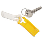 Locking Key Cabinet, 72-Key, Brushed Aluminum, Silver, 11.75 x 4.63 x 15.75