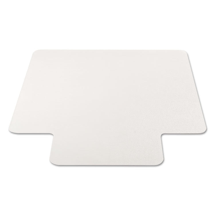 All Day Use Non-Studded Chair Mat For Hard Floors, 36 X 48, Lipped, Clear