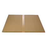 All Day Use Non-Studded Chair Mat For Hard Floors, 36 X 48, Lipped, Clear