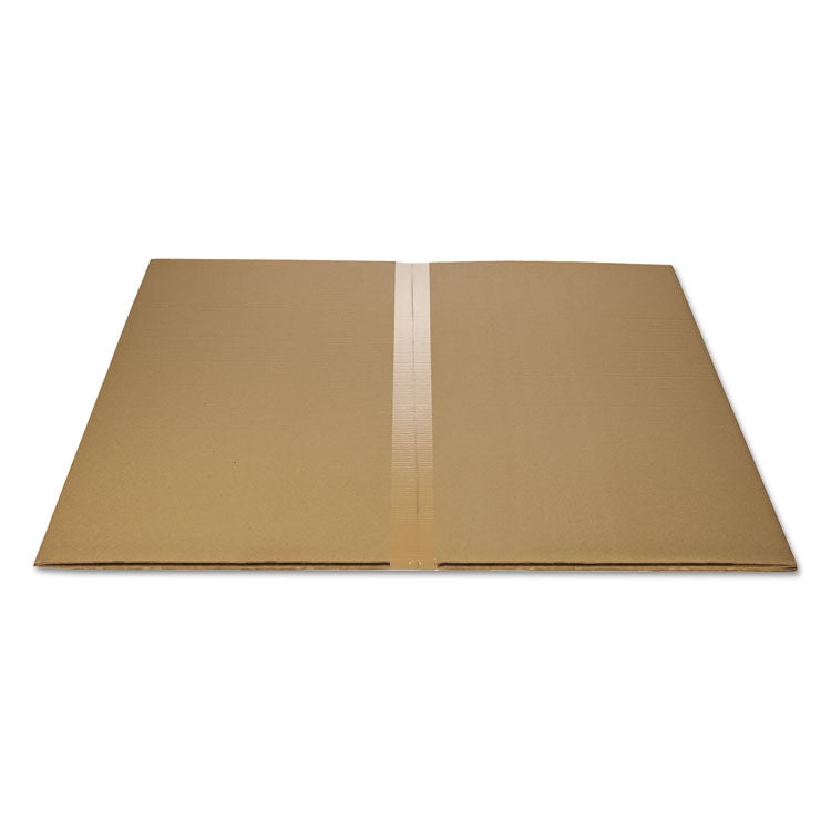 All Day Use Non-Studded Chair Mat For Hard Floors, 36 X 48, Lipped, Clear