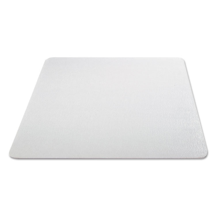 All Day Use Non-Studded Chair Mat For Hard Floors, 46 X 60, Rectangular, Clear