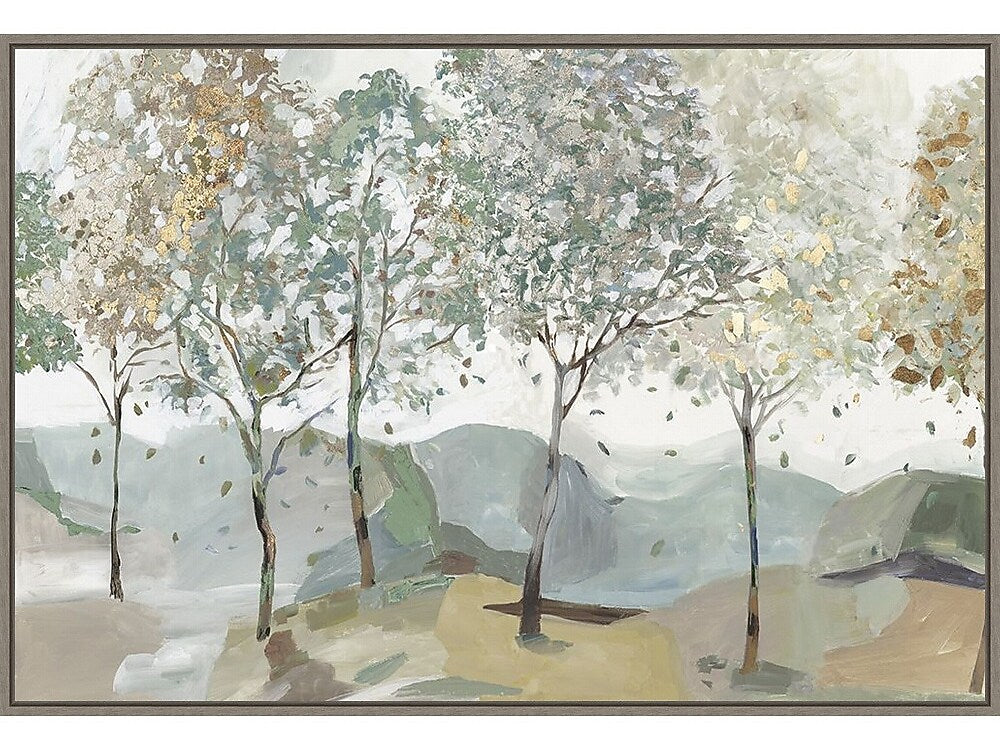Amanti Art Breezy Landscape Trees I, Canvas, 33" x 23" (A42675515745)