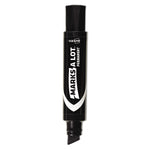 Marks A Lot Extra-Large Desk-Style Permanent Marker, Extra-Broad Chisel Tip, Black (24148)