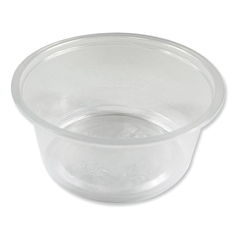 Boardwalk Souffle/Portion Cups, 3.25 oz, Polypropylene, Translucent, 2,500/Carton