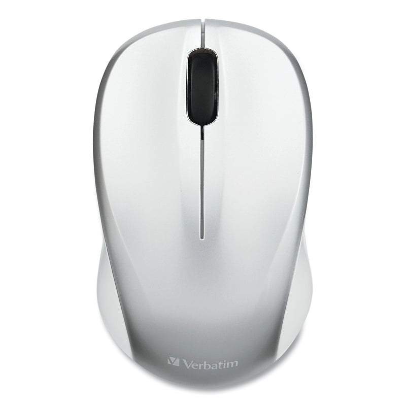 Verbatim Silent Wireless Optical USB Mouse, Silver (VER99777)