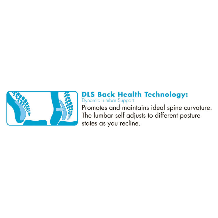 Commercial 2000 High-Back Executive Chair, Dynamic Lumbar Support, Supports 300lb, 20" To 23" Seat Height, Black, Silver Base
