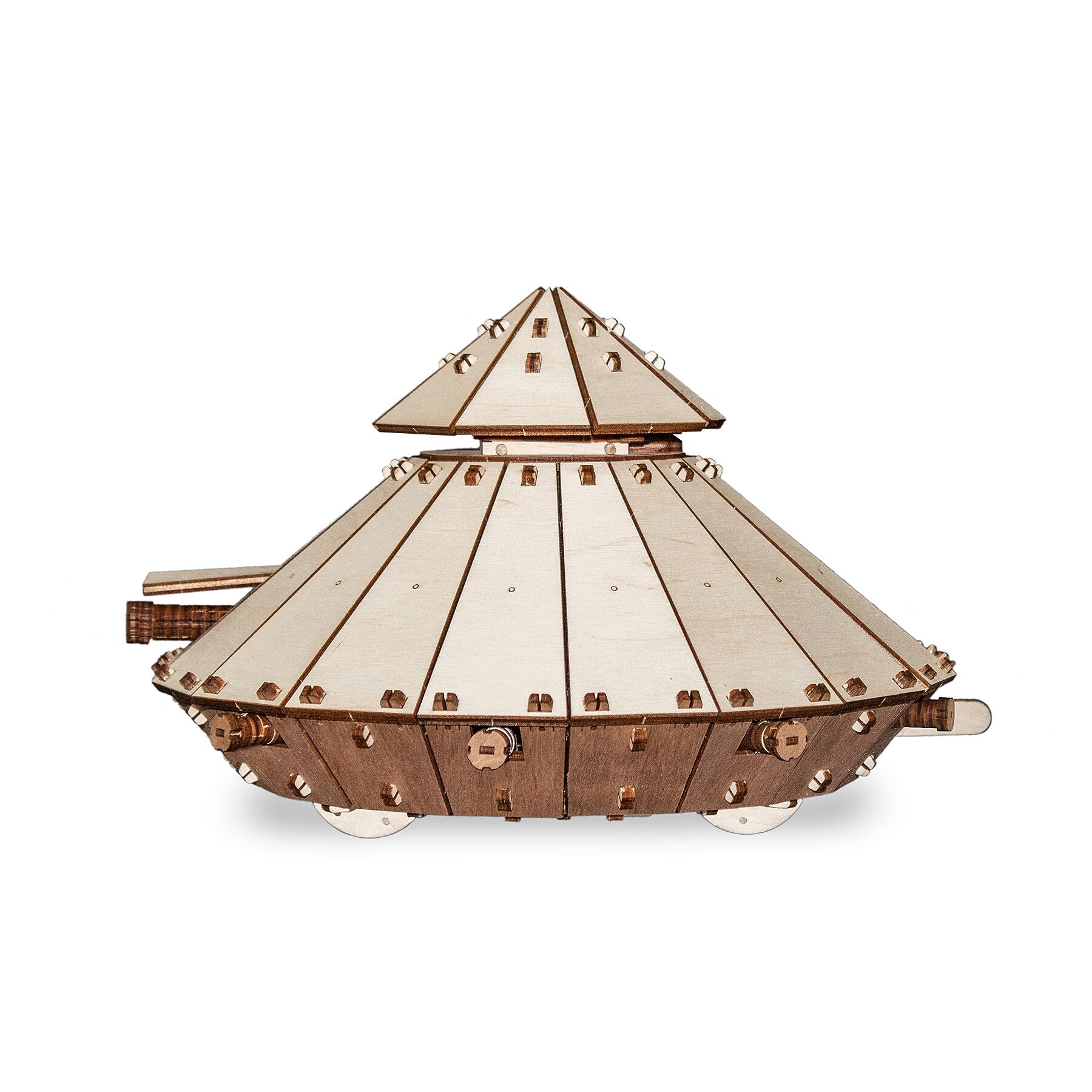 EWA Eco-Wood-Art Da Vinci Tank 3D Wooden STEM Construction Kit, 363 Pieces/Set (AVRAV0523409)