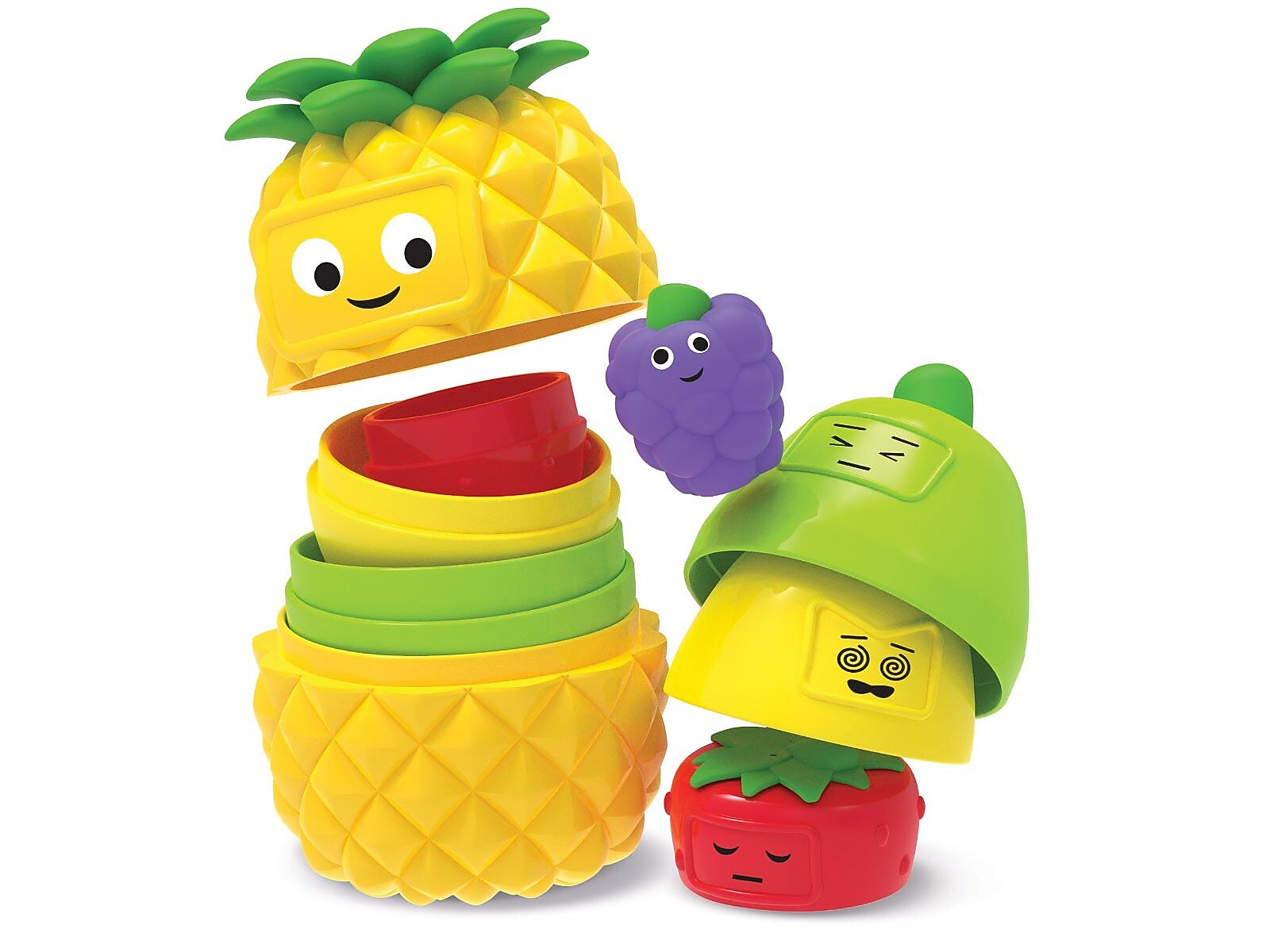 Learning Resources Big Feelings Nesting Fruit Friends Social-Emotional Learning Toy Set, Assorted Colors (LER6376)