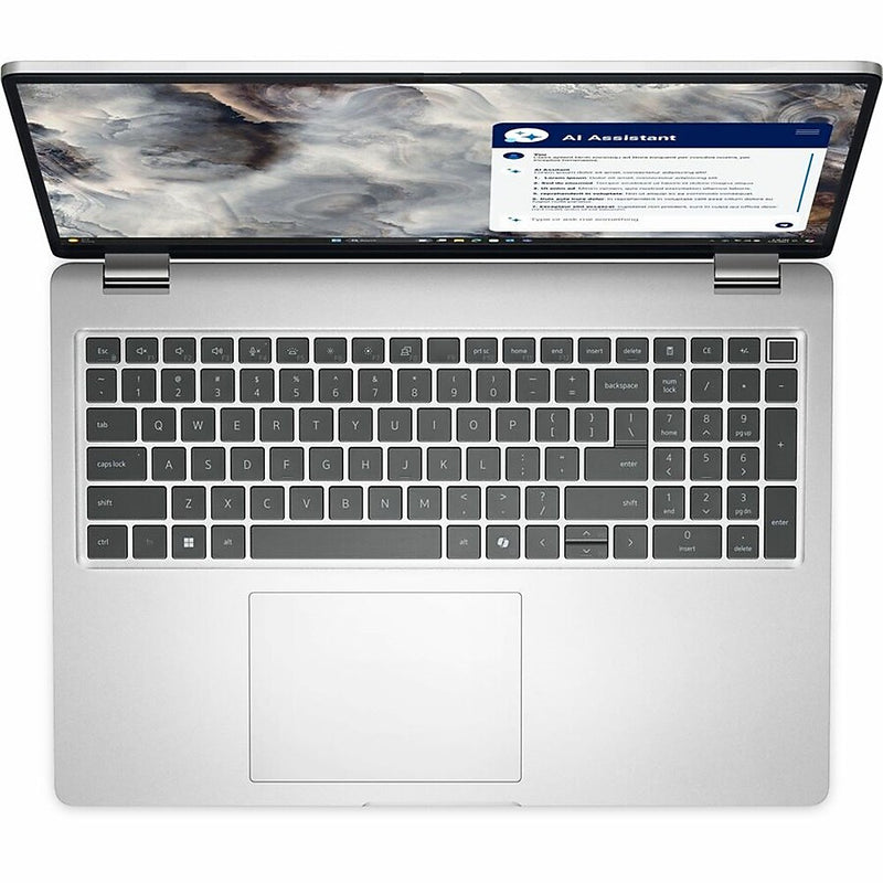 Dell Pro 16 Plus 16" AI Laptop, Copilot+ PC, Intel Core Ultra 7 - 266V, 2.8GHz, 16GB RAM, 512GB SSD, Windows 11 Pro, Silver