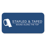 Wide Landscape Format Writing Pad, Unpunched With Standard Back, Medium/college Rule, 40 Canary-Yellow 11 X 9.5 Sheets