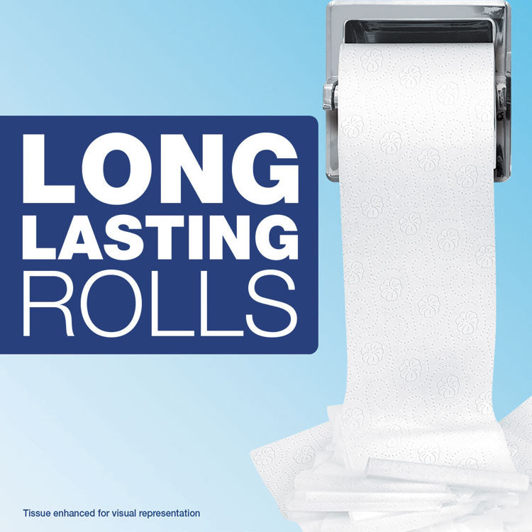 Commercial Bathroom Tissue, Septic Safe, Individually Wrapped, 2-Ply, White, 450 Sheets/roll, 75 Rolls/carton