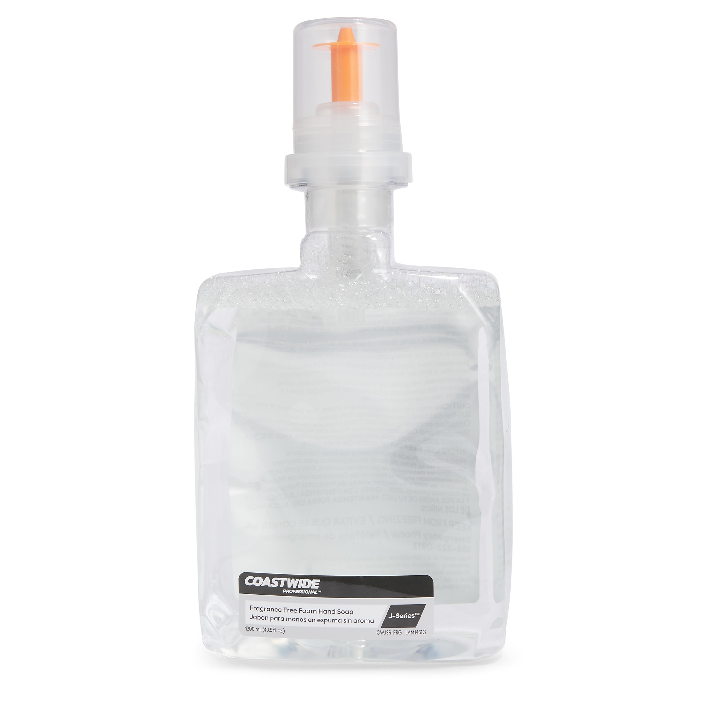 Coastwide Professional J-Series Foaming Hand Soap, 1200 mL, 2/Carton (CWJSR-FRG)