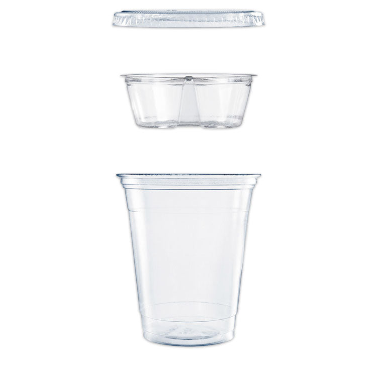 Clear PET Grab n Go Kit Combo with Insert, 12 oz, Plastic, Clear, 500/Carton