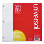 Filler Paper, 3-Hole, 8 X 10.5, Wide/legal Rule, 200/pack