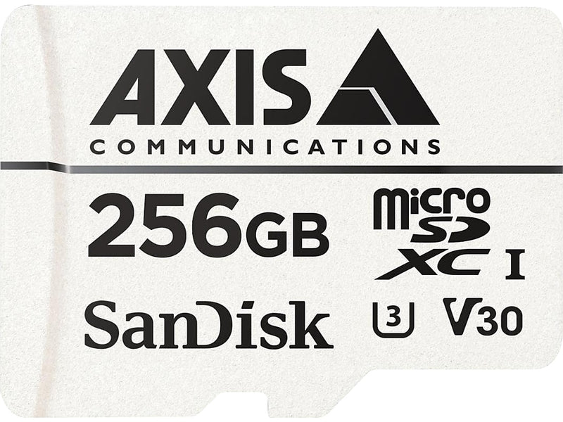Axis Surveillance 256GB SD Memory Card with Adapter (02021-001)