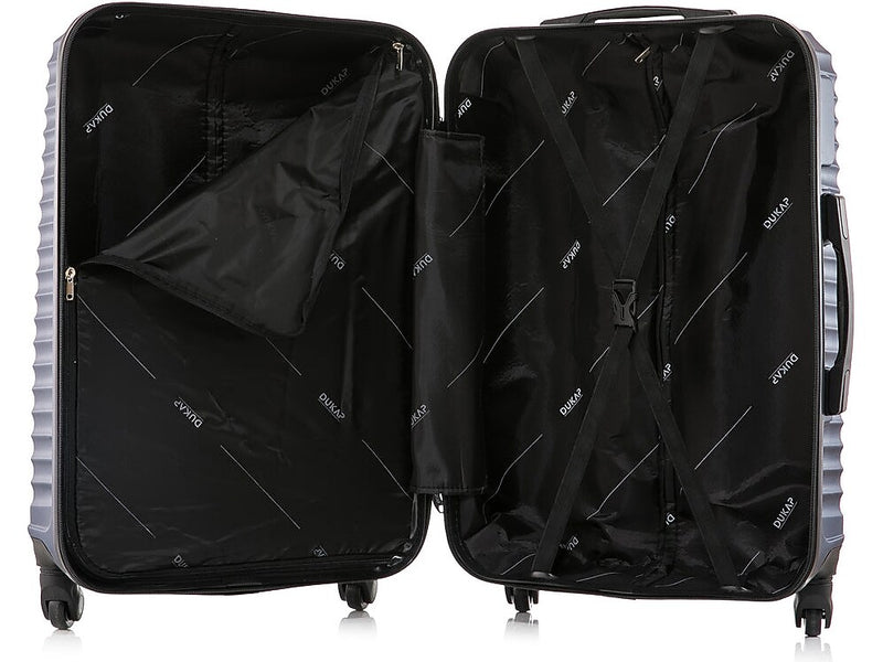 DUKAP Adly 28" Hardside Suitcase, 4-Wheeled Spinner, TSA Checkpoint Friendly, Navy Blue (DKADL00L-BLU)