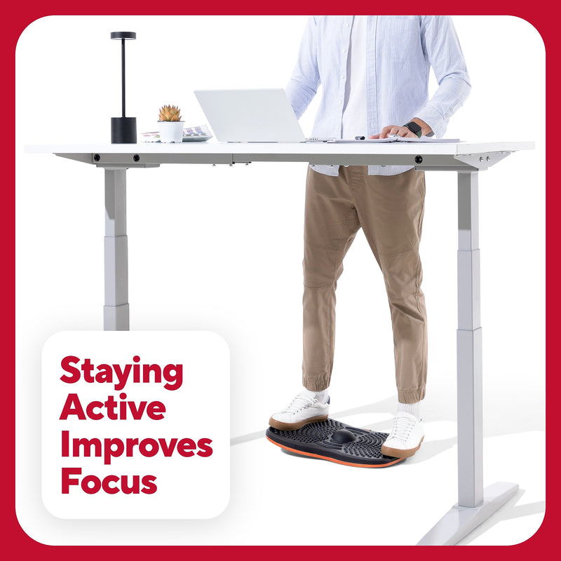 TRU RED™ Anti-Fatigue Balance Board, Black, 320 lbs. Capacity (TR62100)