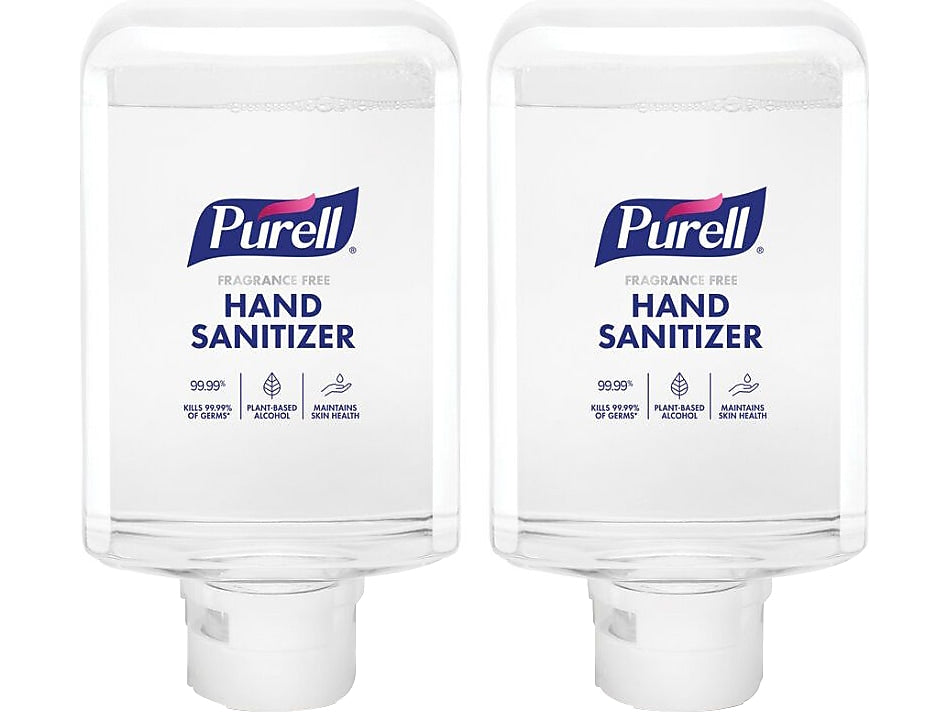 PURELL Advanced 70% Alcohol Foaming Hand Sanitizer Refill for ES10 Dispenser, 1200 mL., 2/Carton (8351-02)