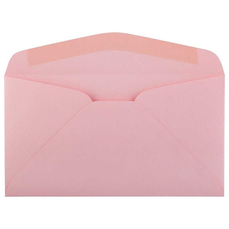 JAM Paper #6 3/4 Booklet Envelopes, 3 5/8" x 6 1/2", Pink, 100/Pack (72660d)
