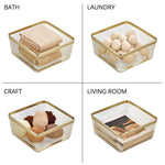 mDesign Steel Organizer, Soft Brass (25950)