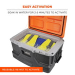 Chill-Its 6668 Hi-Vis Safety Cooling Vest, ANSI Class R2, Lime, XL (12715)