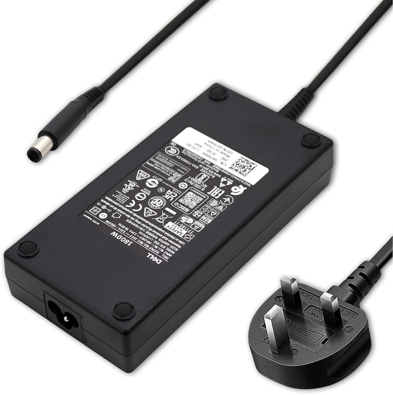 Dell 180W Power Adapter For Dell G Series, Alienware Laptops, Black (DW5G3)